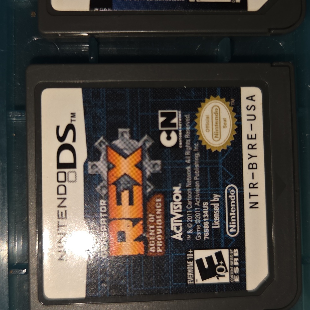 Nintendo DS Game Collection with Blue Case